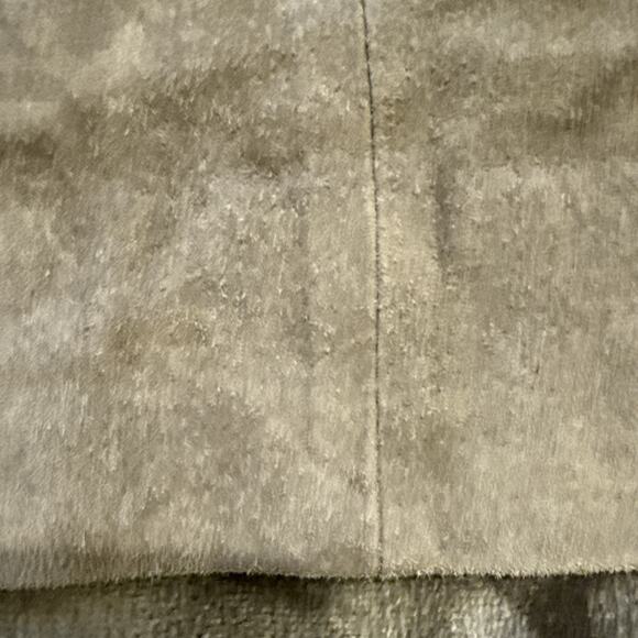 BLANKNYC-Suede Leather Lined Mini Skirt-Lace Up Faux Wrap-Smoky Gray-Size 30 - Picture 15 of 16